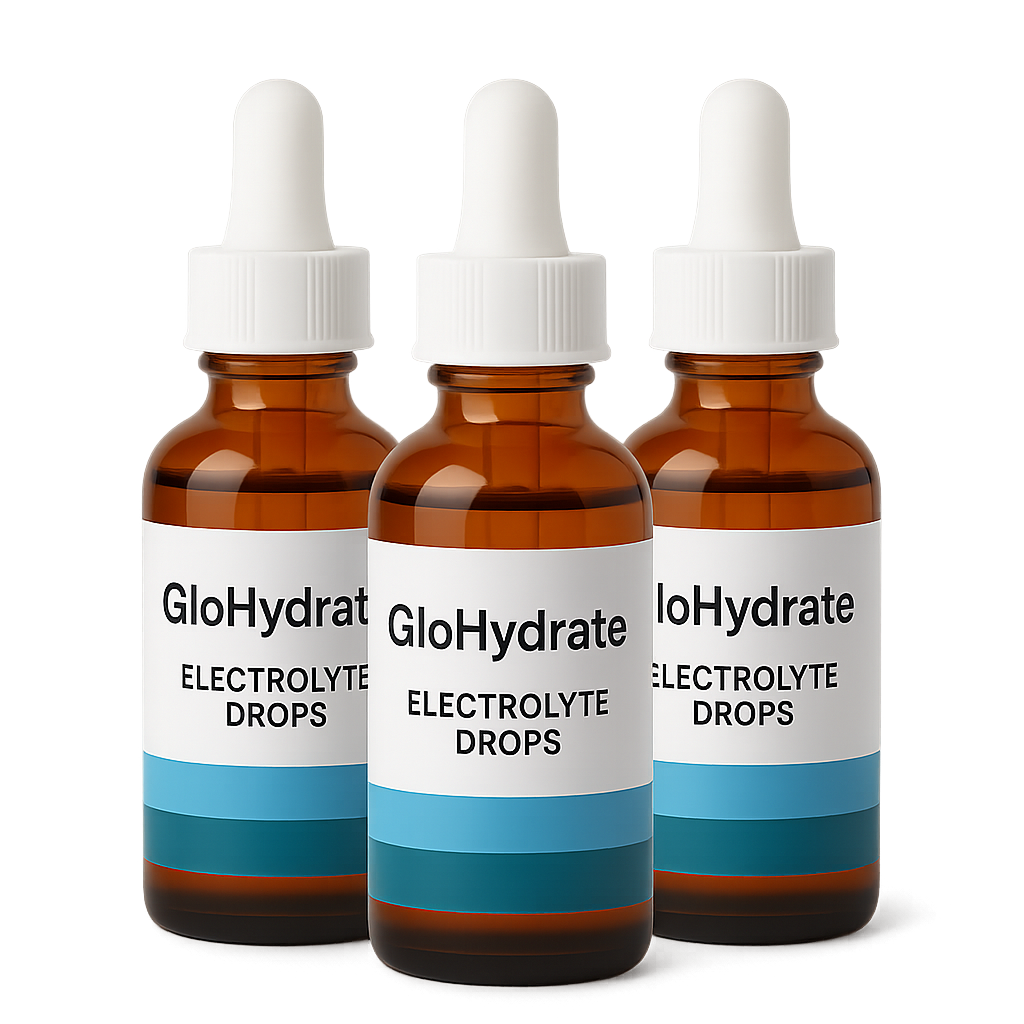 GloHydrate Electrolyte Drops x3