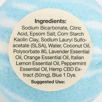 Massage Lightblue BathBomb